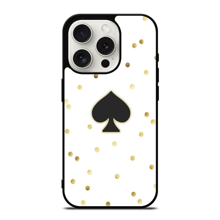 KATE SPADE NEW YORK LOGO GOLD iPhone 15 Pro Case KATE SPADE NEW YORK LOGO GOLD iPhone 15 Pro Case