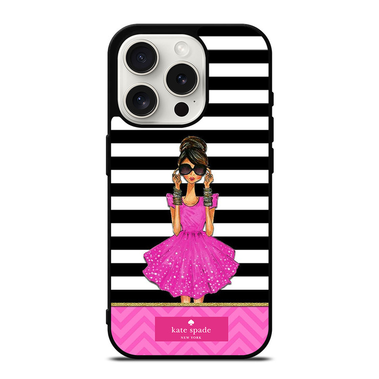KATE SPADE PINK GIRLS iPhone 15 Pro Case