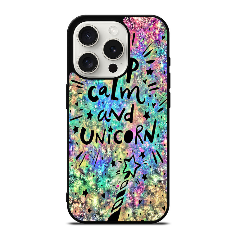 KEEP CALM AND UNICORN iPhone 15 Pro Case