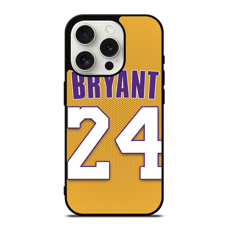 KOBE BRYANT JERSEY 24 iPhone 15 Pro Case