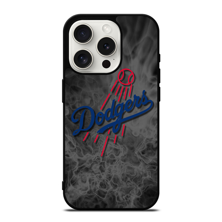 LA DODGERS DARK FLAMES iPhone 15 Pro Case