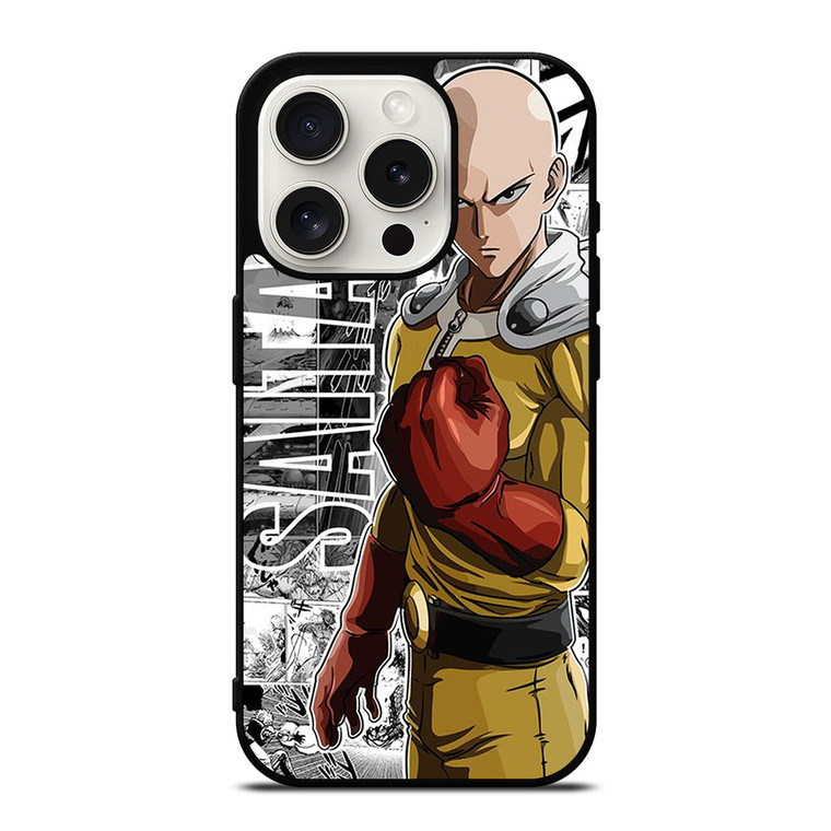 MANGA ONE PUNCH MAN SAITAMA COMIC iPhone 15 Pro Case