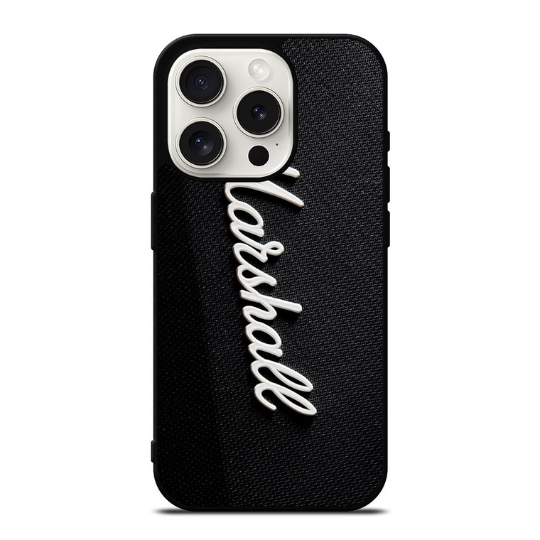 MARSHALL SPEAKER LOGO iPhone 15 Pro Case MARSHALL SPEAKER LOGO iPhone 15 Pro Case