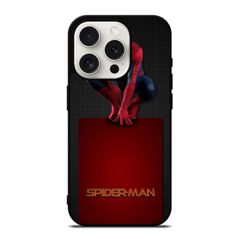 MARVEL SPIDERMAN SHOWING ACTION iPhone 15 Pro Case