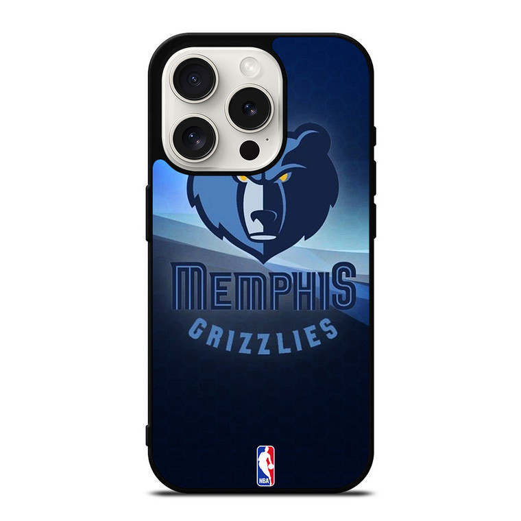 MEMPHIS GRIZZLIES NBA BASEBALL LOGO iPhone 15 Pro Case
