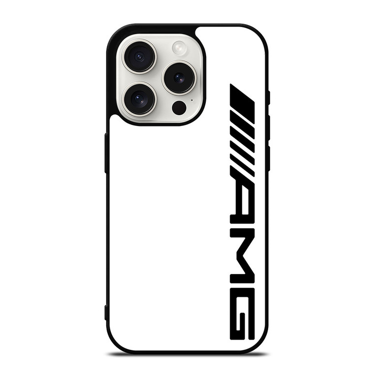 MERCEDES AMG LOGO WHITE iPhone 15 Pro Case