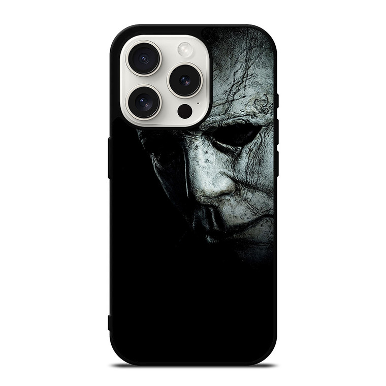 MICHAEL MYERS FACE HALLOWEEN HORROR MOVIE iPhone 15 Pro Case
