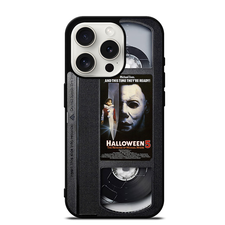 MICHAEL MYERS HALLOWEEN VHS TAPE iPhone 15 Pro Case
