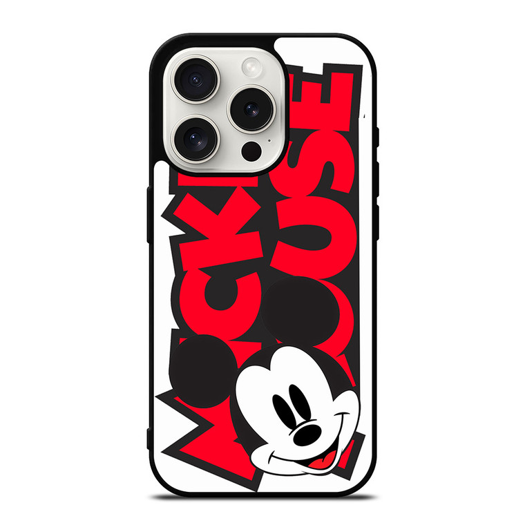 MICKEY MOUSE LOGO iPhone 15 Pro Case