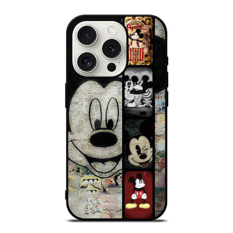 MICKEY MOUSE PAPER iPhone 15 Pro Case