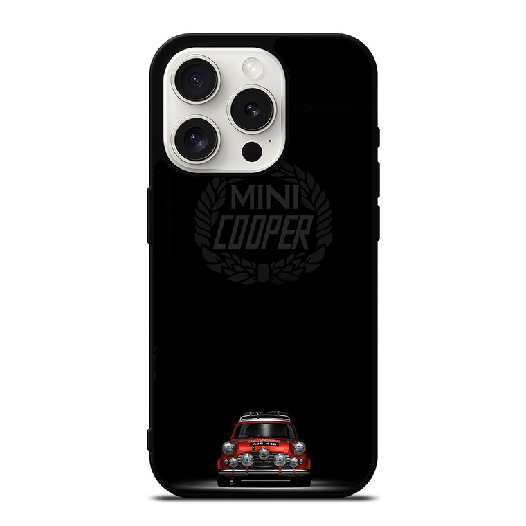 MINI COOPER CAR CLASSIC LOGO iPhone 15 Pro Case