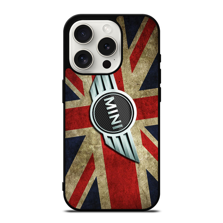 MINI COOPER FLAG DESIGN iPhone 15 Pro Case