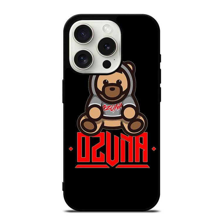 MOSCHINO BEAR WHITE OZUNA iPhone 15 Pro Case