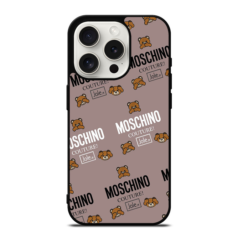 MOSCHINO COUTURE LOGO iPhone 15 Pro Case