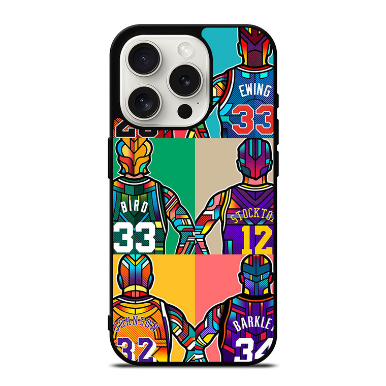 NBA LEGENDS ART iPhone 15 Pro Case