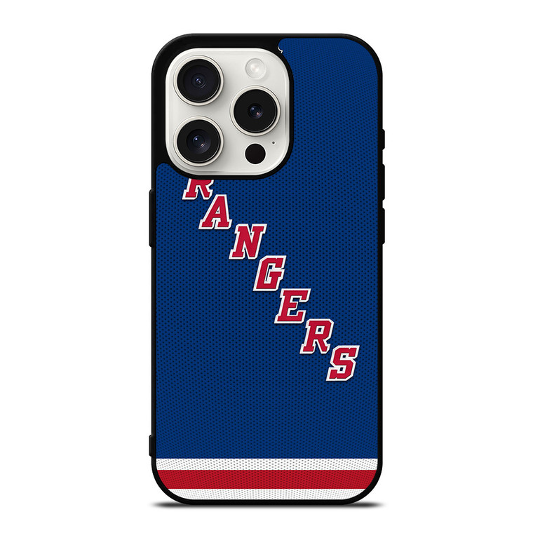 NEW YORK RANGERS NHL LOGO TEAM iPhone 15 Pro Case