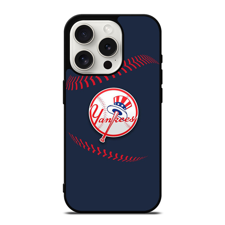 NEW YORK YANKEES BASEBALL LOGO ICON iPhone 15 Pro Case NEW YORK YANKEES BASEBALL LOGO ICON iPhone 15 Pro Case