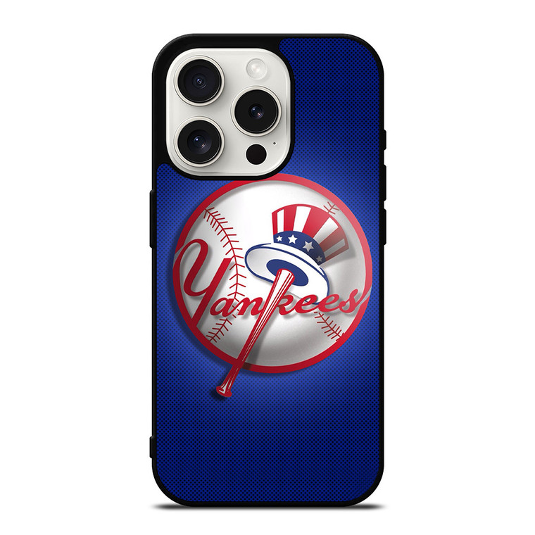 NEW YORK YANKEES RETRO LOGO iPhone 15 Pro Case NEW YORK YANKEES RETRO LOGO iPhone 15 Pro Case