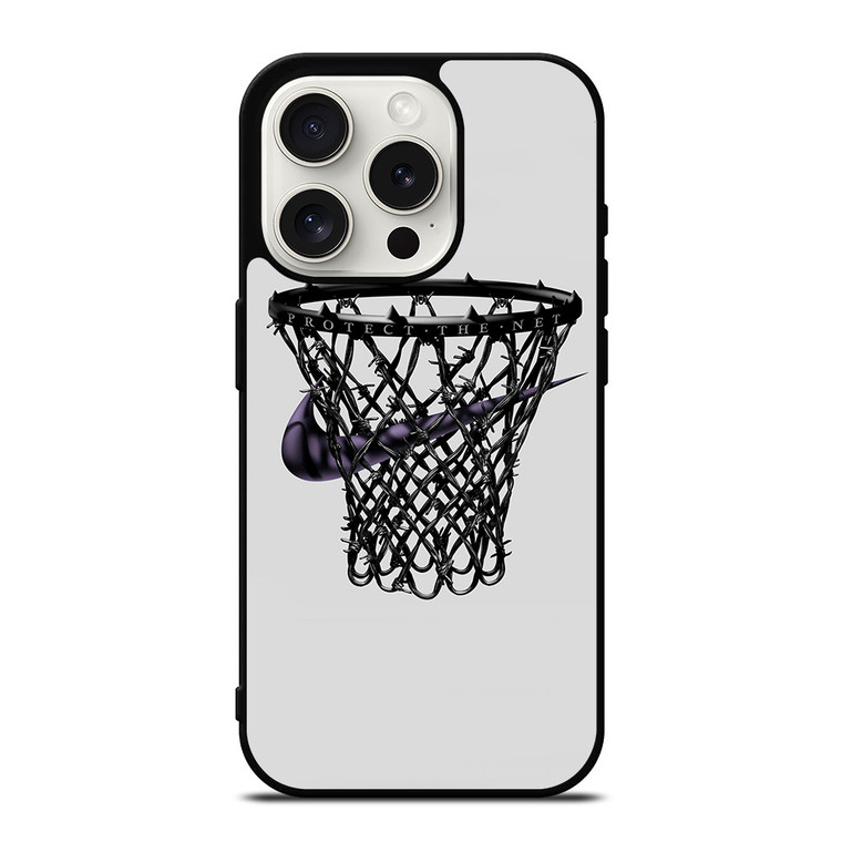NIKE LOGO RING BASKETBALL NEVER STOPS iPhone 15 Pro Case