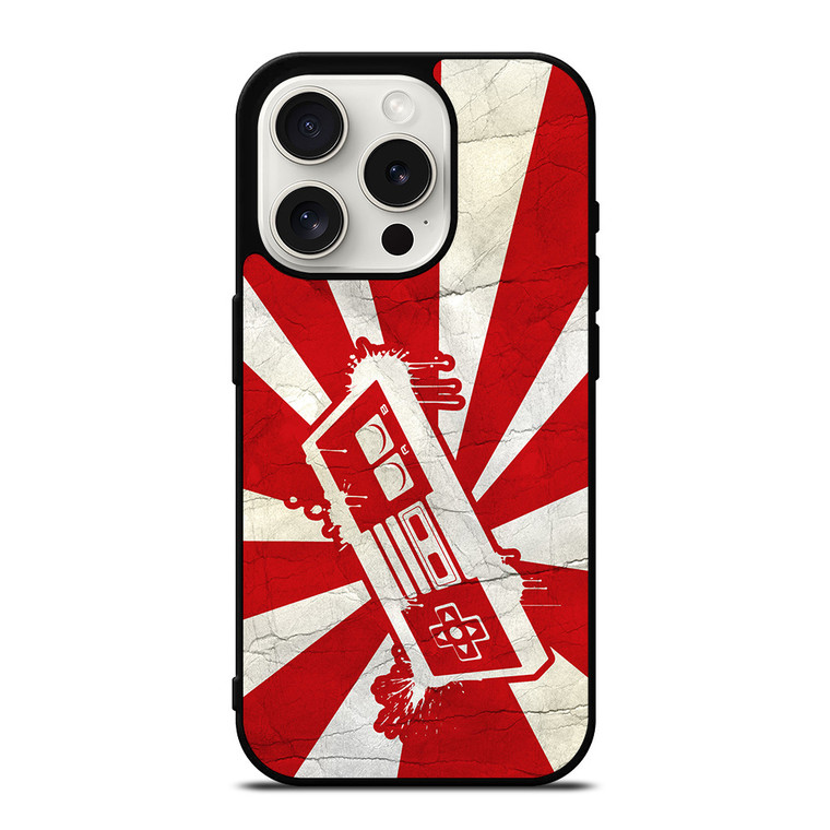 NINTENDO CONTROLLER WALPAPER RETRO iPhone 15 Pro Case