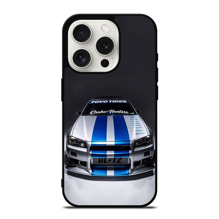 NISSAN SKYLINE R34 iPhone 15 Pro Case