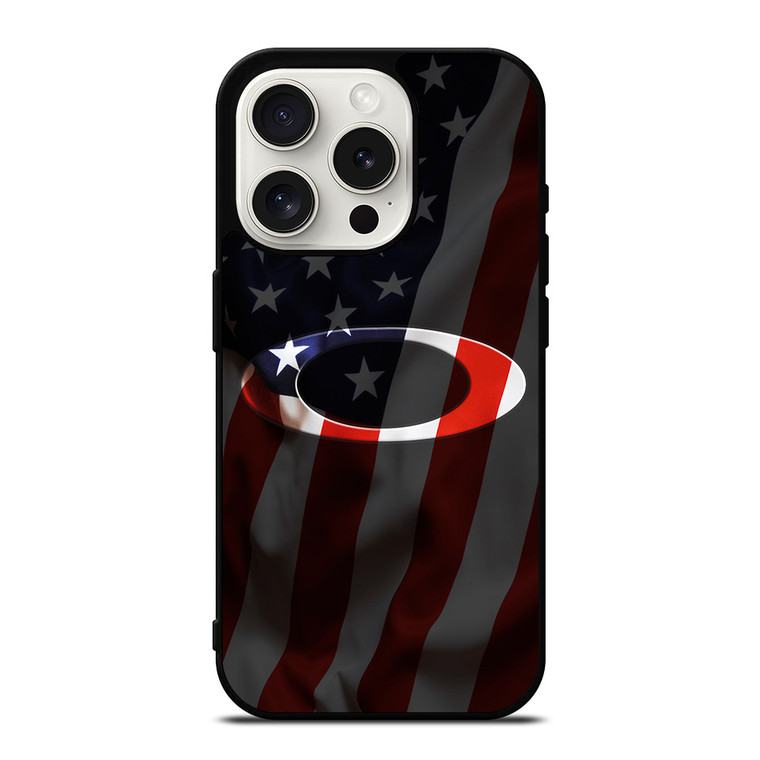 OAKLEY AMERICAN FLAG LOGO EMBOSS iPhone 15 Pro Case