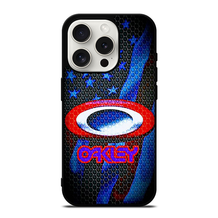 OAKLEY LOGO AMERICAN FLAG iPhone 15 Pro Case