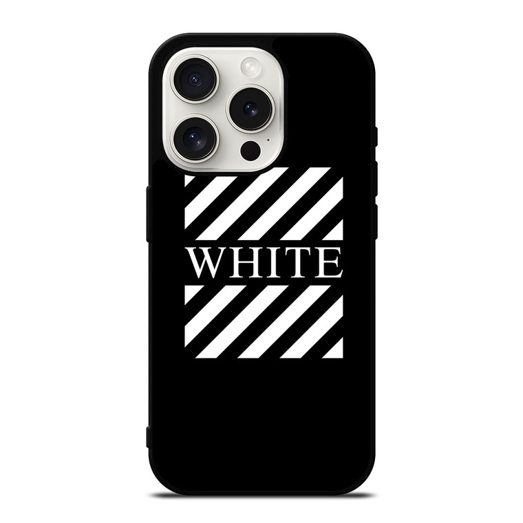 OFF WHITE LOGO CENTER STRIPE iPhone 15 Pro Case