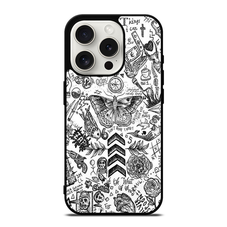 ONE DIRECTION TATTOOS iPhone 15 Pro Case ONE DIRECTION TATTOOS iPhone 15 Pro Case