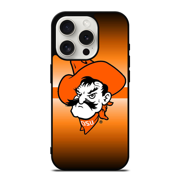 OSU OKLAHOMA STATE COWBOYS FOOTBALL LOGO ICON iPhone 15 Pro Case