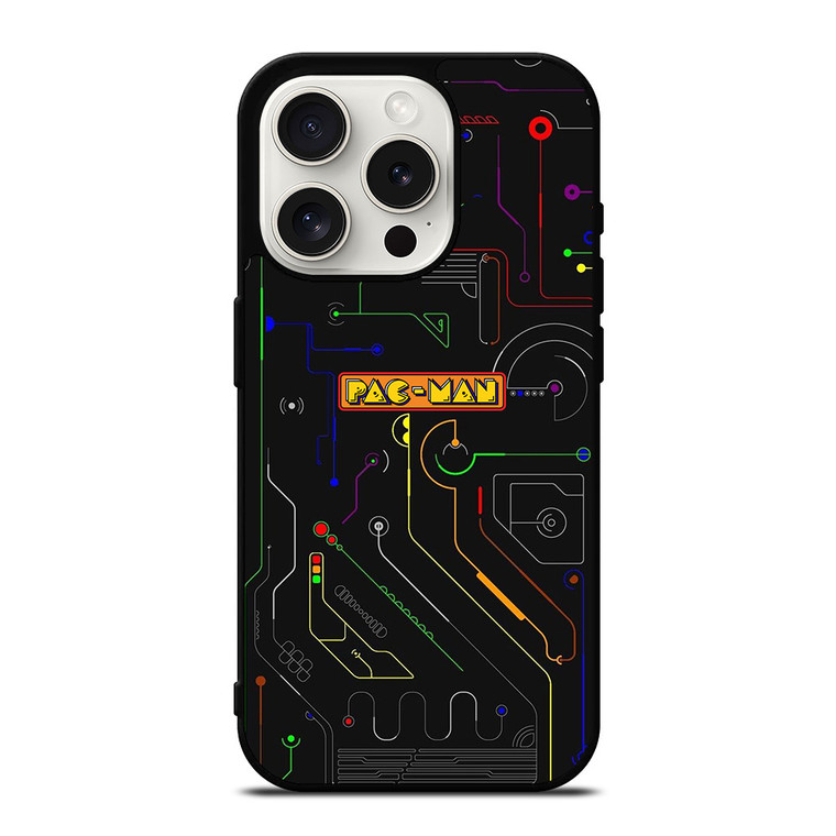 PAC MAN CIRCUIT ENGINE iPhone 15 Pro Case