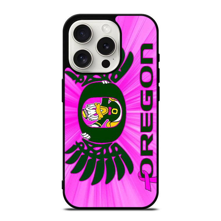 PINK GIRLS OREGON DUCKS iPhone 15 Pro Case