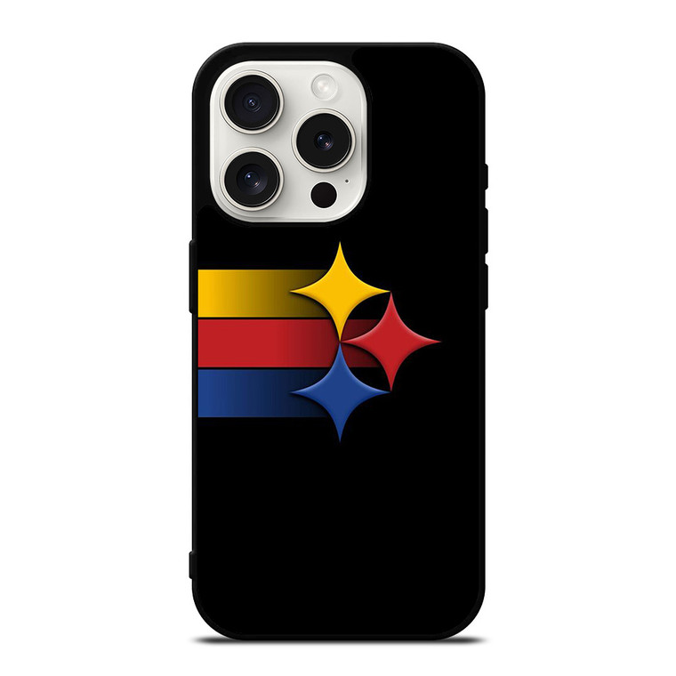 PITTSBURGH STEELERS STAR LOGO iPhone 15 Pro Case PITTSBURGH STEELERS STAR LOGO iPhone 15 Pro Case