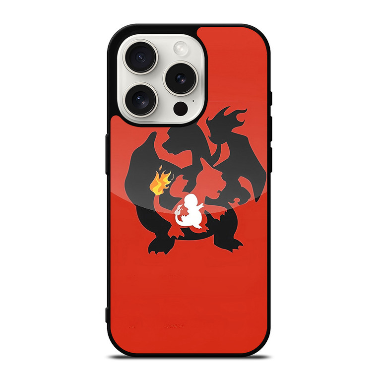 POKEMON CHARMANDER CHARMELEON CHARIZARD iPhone 15 Pro Case