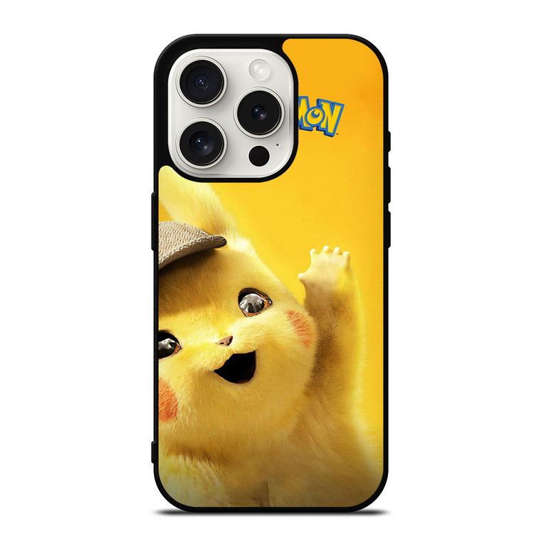 POKEMON MOVIE DETECTIVE PIKACHU SAY HELLO iPhone 15 Pro Case
