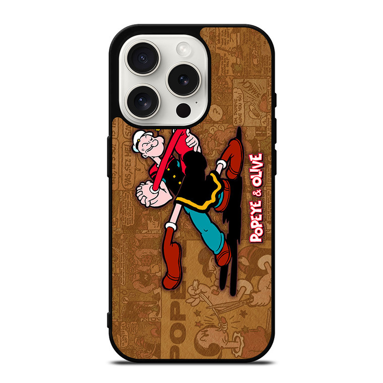 POPEYE AND OLIVE DANCE iPhone 15 Pro Case POPEYE AND OLIVE DANCE iPhone 15 Pro Case