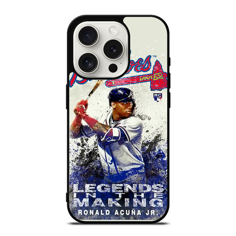 RONALD ACUNA JR ATLANTA BRAVES iPhone 15 Pro Case RONALD ACUNA JR ATLANTA BRAVES iPhone 15 Pro Case