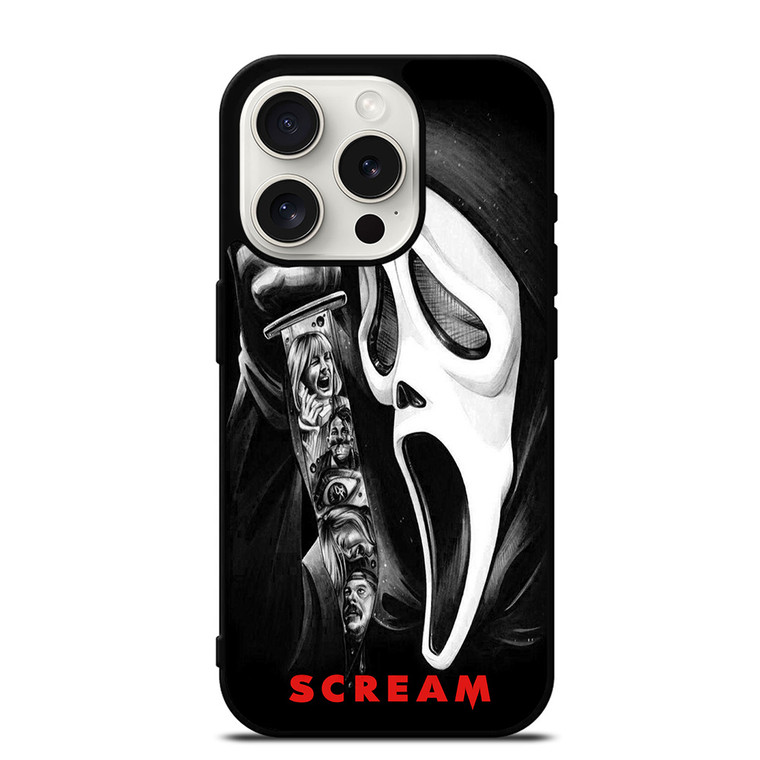 SCREAM HORROR MOVIE iPhone 15 Pro Case SCREAM HORROR MOVIE iPhone 15 Pro Case