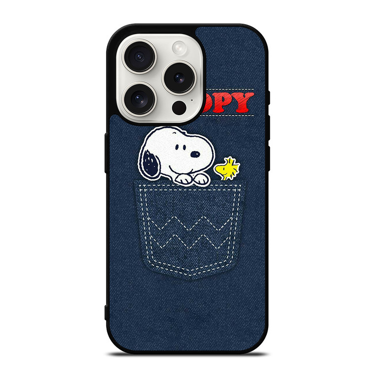 SNOOPY POCKET FRIEND iPhone 15 Pro Case