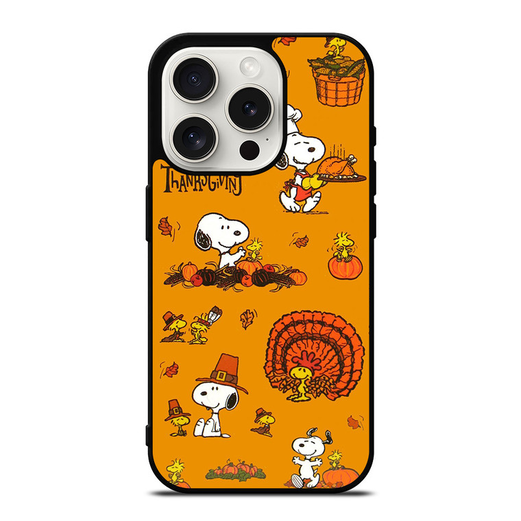 SNOOPY THE PEANUTS HAPPY THANKSGIVING iPhone 15 Pro Case