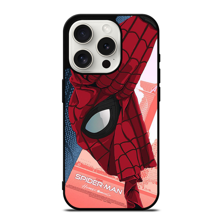 SPIDERMAN HOMECOMING MASK iPhone 15 Pro Case