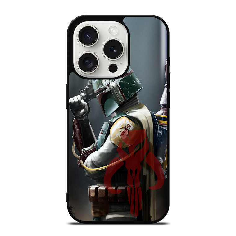 STAR WARS BOBA FETT COOL iPhone 15 Pro Case STAR WARS BOBA FETT COOL iPhone 15 Pro Case