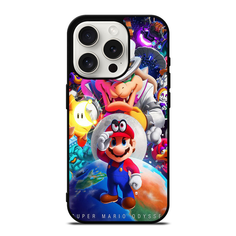 SUPER MARIO ODYSSEY GAME NINTENDO iPhone 15 Pro Case