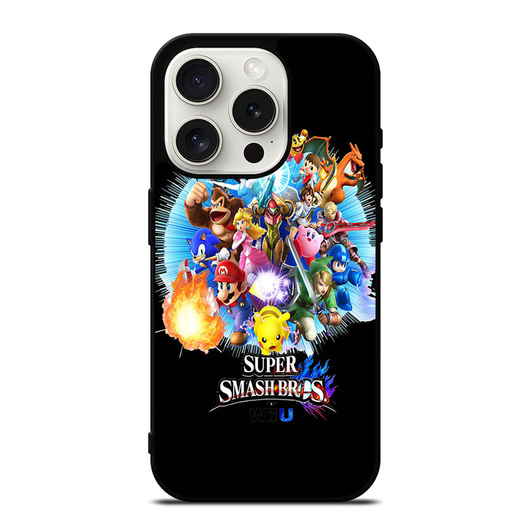 SUPER SMASH BROS WIIU iPhone 15 Pro Case