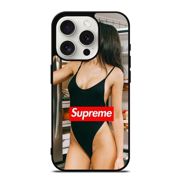 SUPREME LOGO SUMMER DRINKING iPhone 15 Pro Case