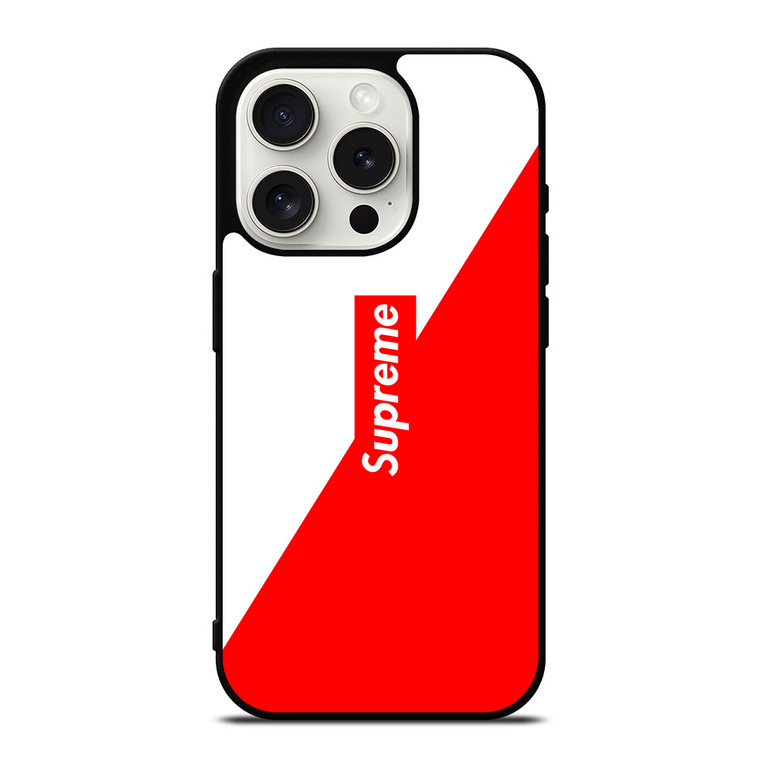 SUPREME SLICE LOGO iPhone 15 Pro Case