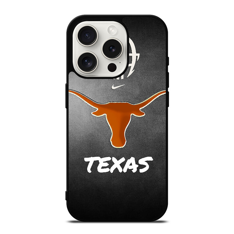 TEXAS LONGHORNS LOGO FOOTBALL iPhone 15 Pro Case
