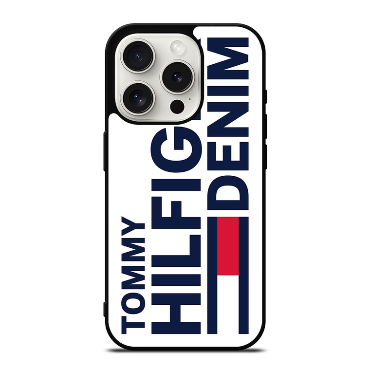 TOMMY HILFIGER DENIM LOGO iPhone 15 Pro Case