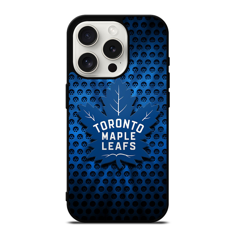 TORONTO MAPLE LEAFS LOGO METAL iPhone 15 Pro Case