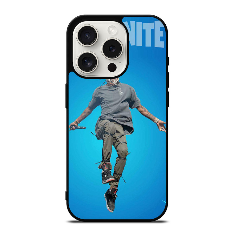 TRAVIS SCOTT FORNITE BLUE iPhone 15 Pro Case